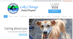 Desktop Screenshot of lakechatugeanimalhospital.com